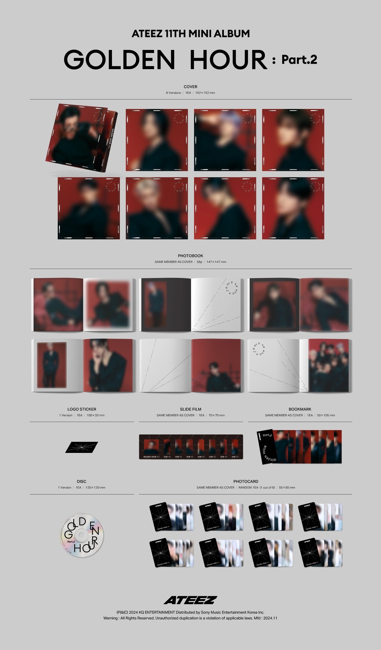 ATEEZ - GOLDEN HOUR : PART 2 (DIGIPACK)