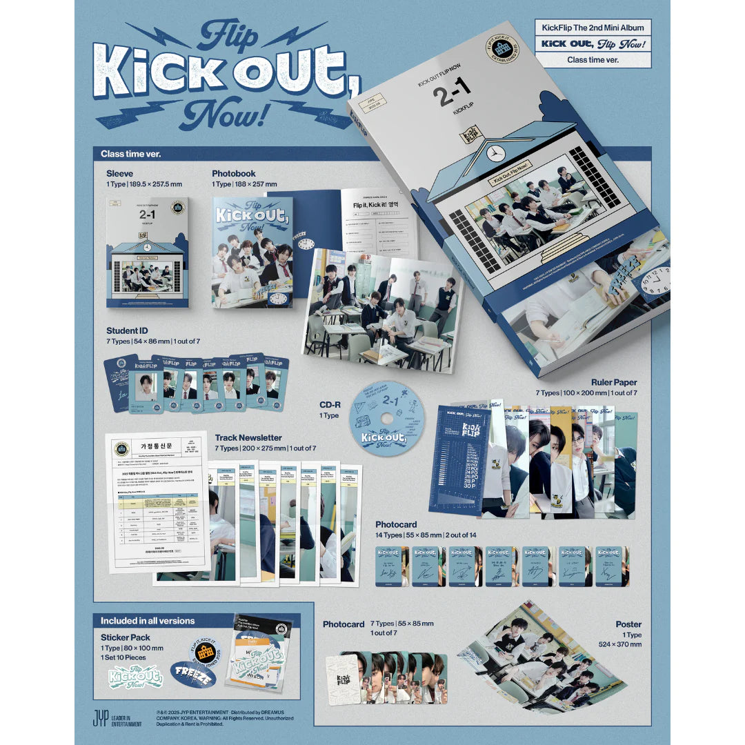 KICKFLIP - 2ND MINI ALBUM [KICK OUT, FLIP NOW!]