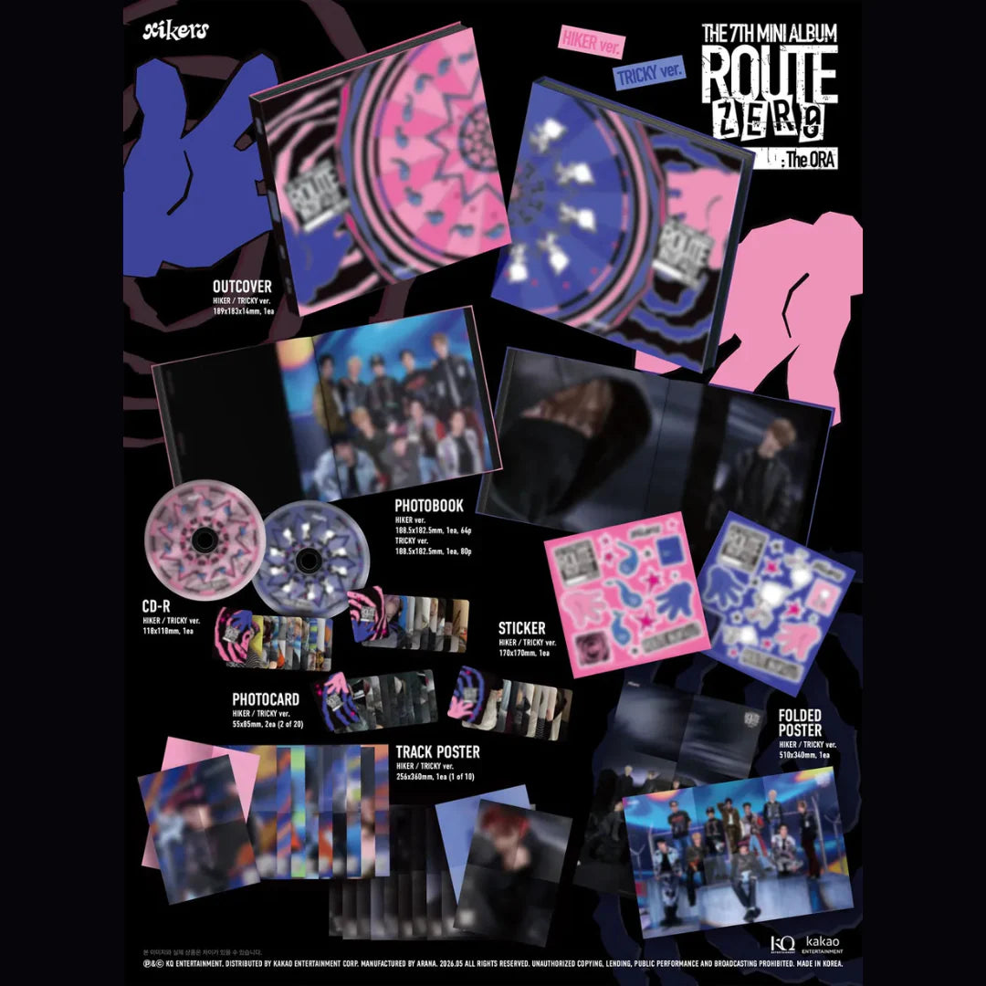 XIKERS - 7TH MINI ALBUM [ROUTE ZERO : THE ORA]