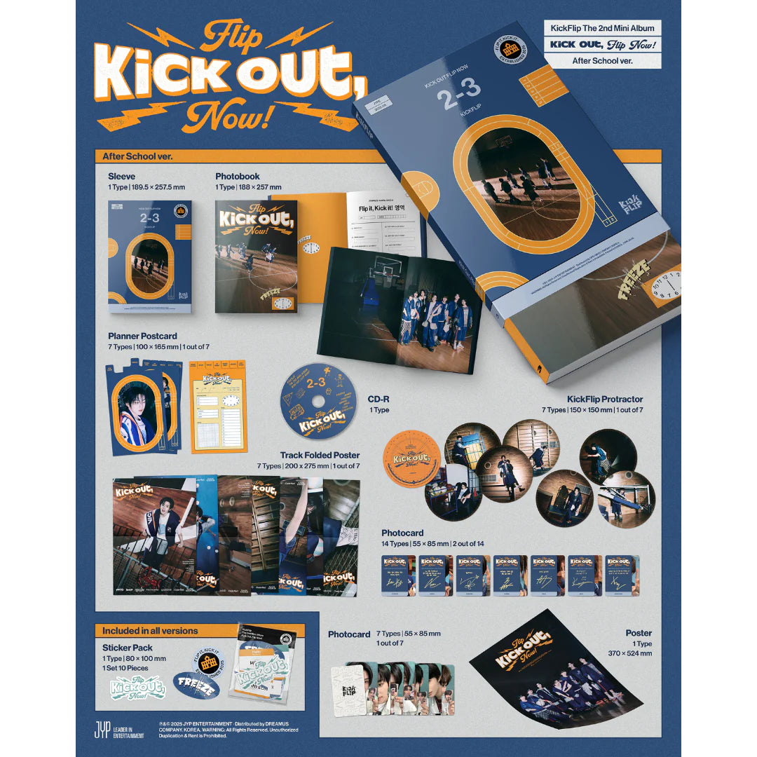 KICKFLIP - 2ND MINI ALBUM [KICK OUT, FLIP NOW!]