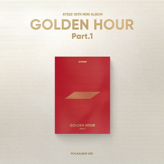 Ateez golden hour part 1 album kpop music idol korean merch store canada toronto montreal vancouver calgary edmonton ottawa winniper hongjoong seonghwa yunho yeosang san mingi wooyoung jongho CD photocard pocaalbum