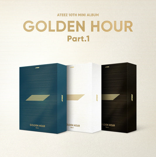 Ateez golden hour part 1 album kpop music idol korean merch store canada toronto montreal vancouver calgary edmonton ottawa winniper hongjoong seonghwa yunho yeosang san mingi wooyoung jongho CD photocard 
