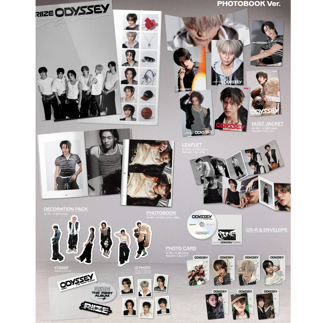 RIIZE - 1ST ALBUM [ODYSSEY] (PHOTOBOOK VER.)