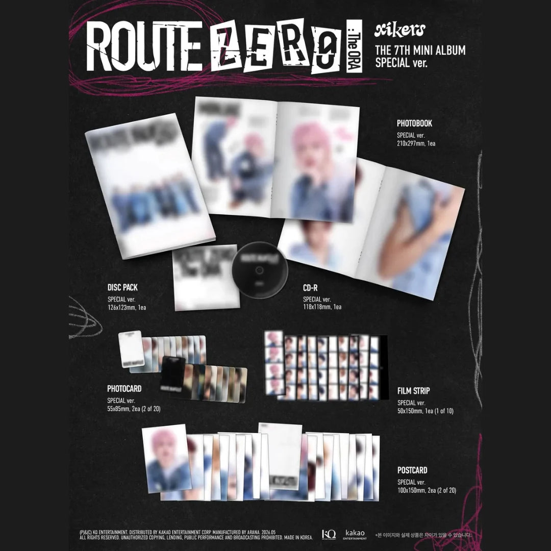 XIKERS - 7TH MINI ALBUM [ROUTE ZERO : THE ORA] (SPECIAL VER.)
