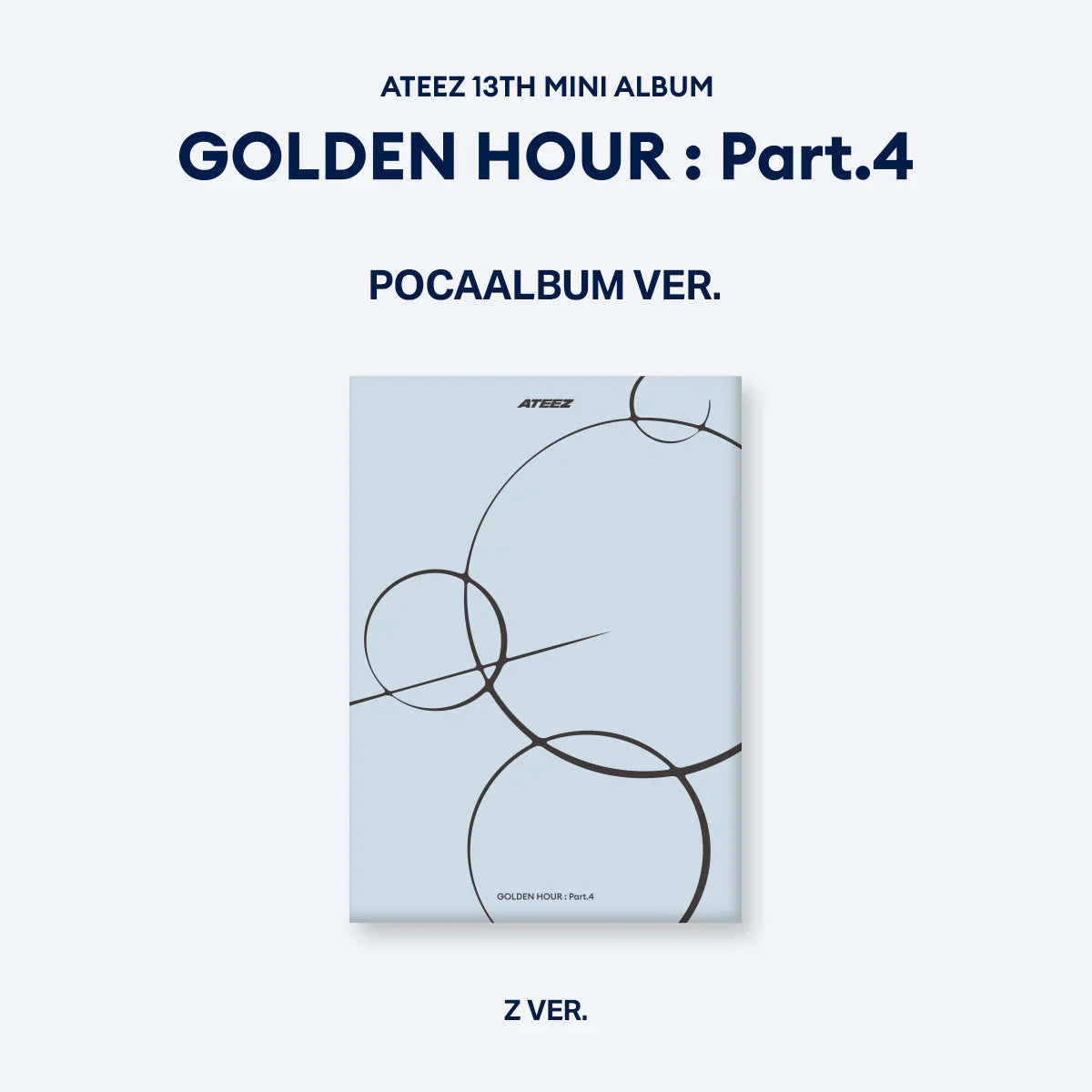ATEEZ - GOLDEN HOUR : PART 4 (POCAALBUM)