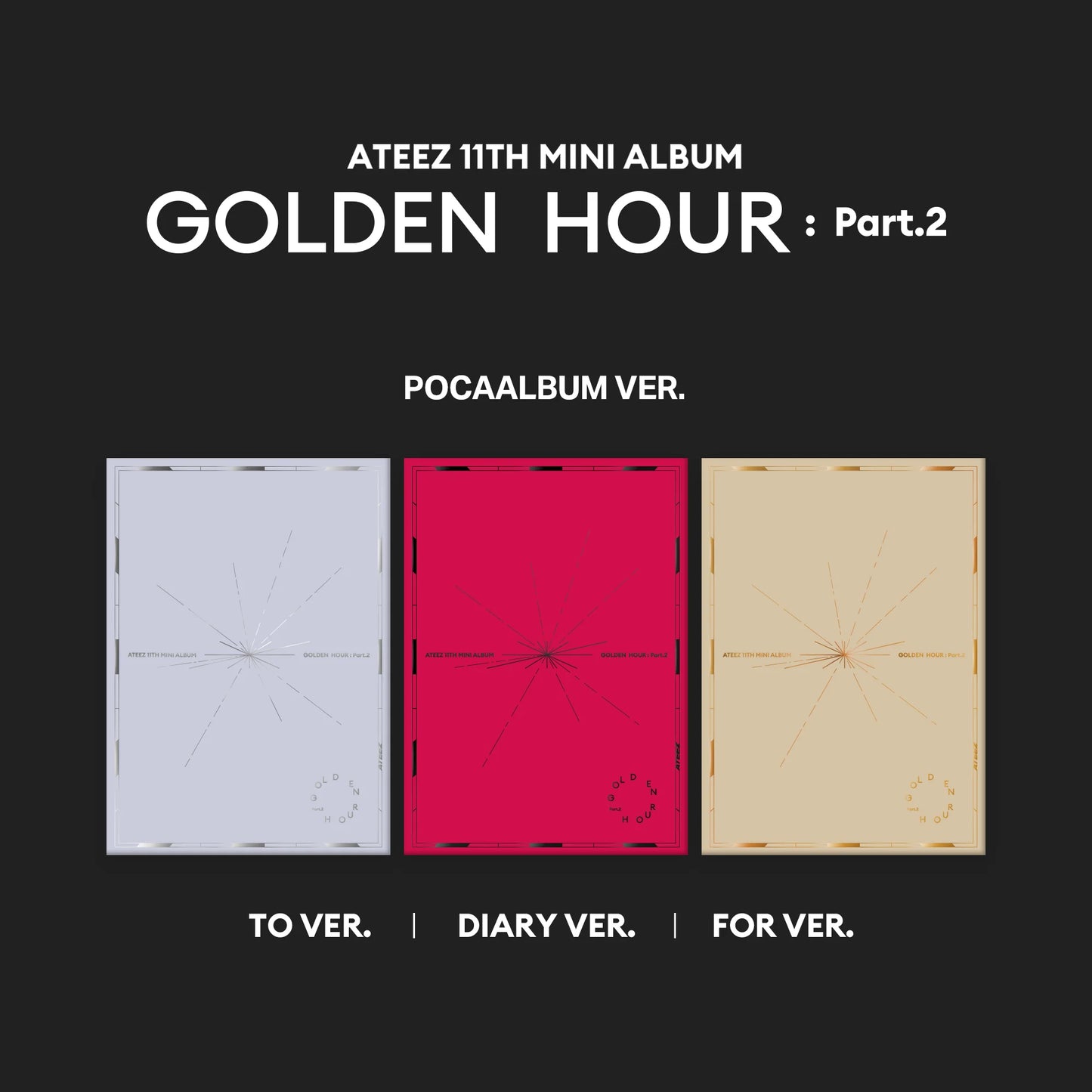 ATEEZ - GOLDEN HOUR : PART 2 BUNDLE