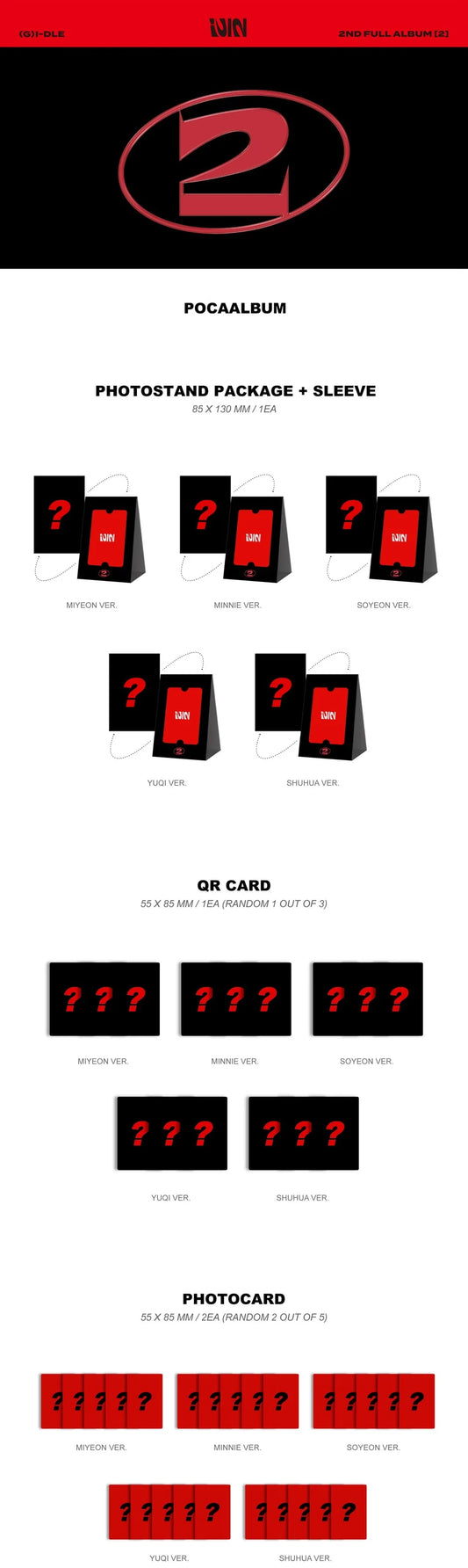 (G)I-DLE - 2 (POCAALBUM)