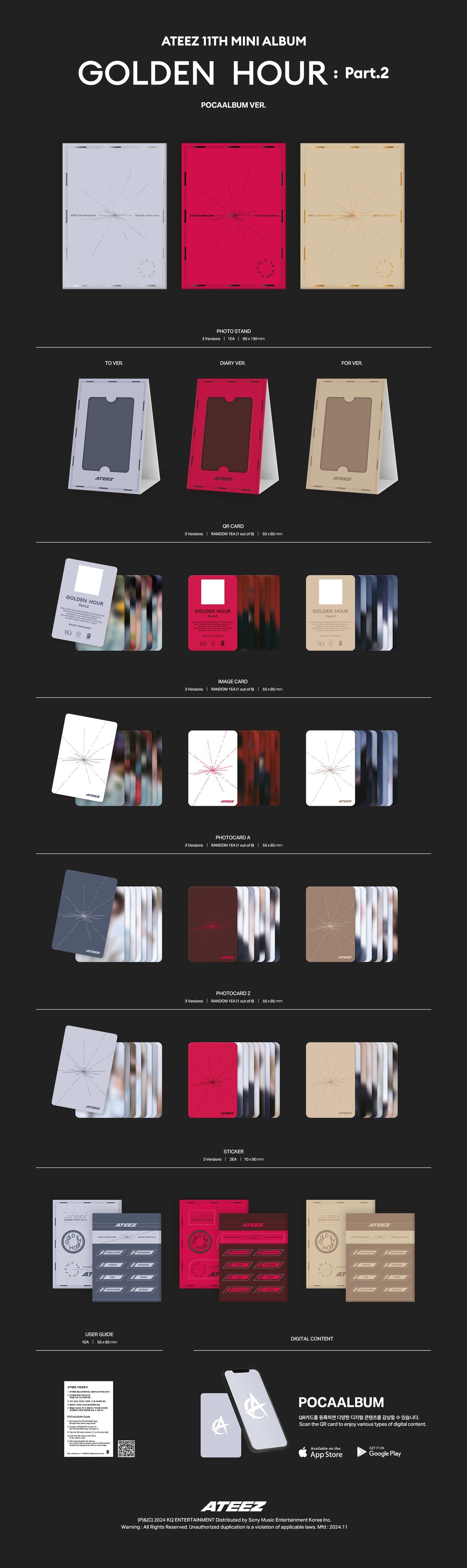 ATEEZ - GOLDEN HOUR : PART 2 (POCAALBUM)